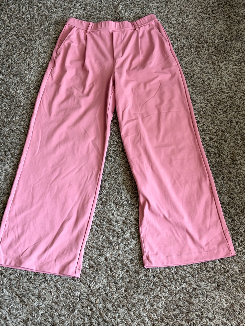 HALARA Pink Wide-Leg Pants Size Large